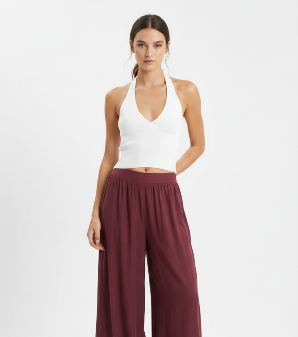 More To Sea Halter Tie Top