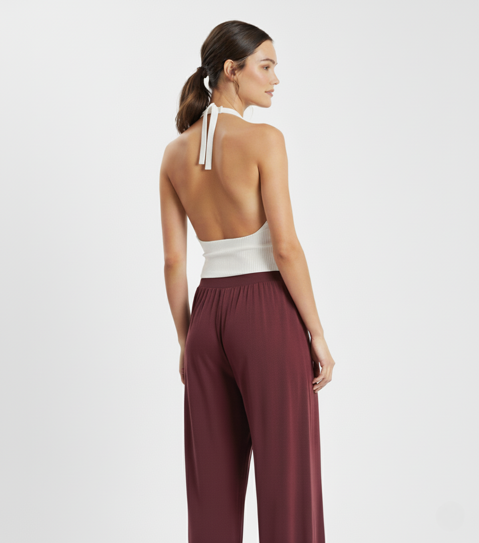 More To Sea Halter Tie Top