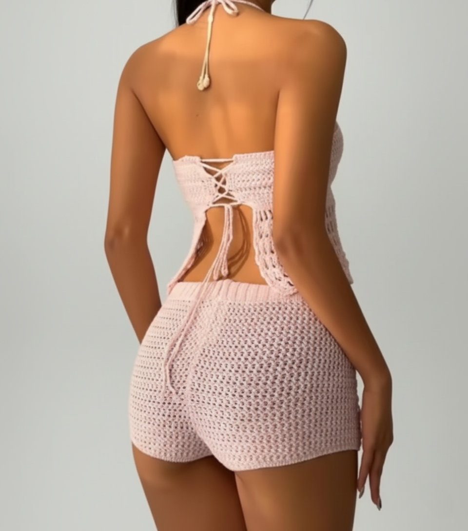 Tropical Star Set - Blush pink