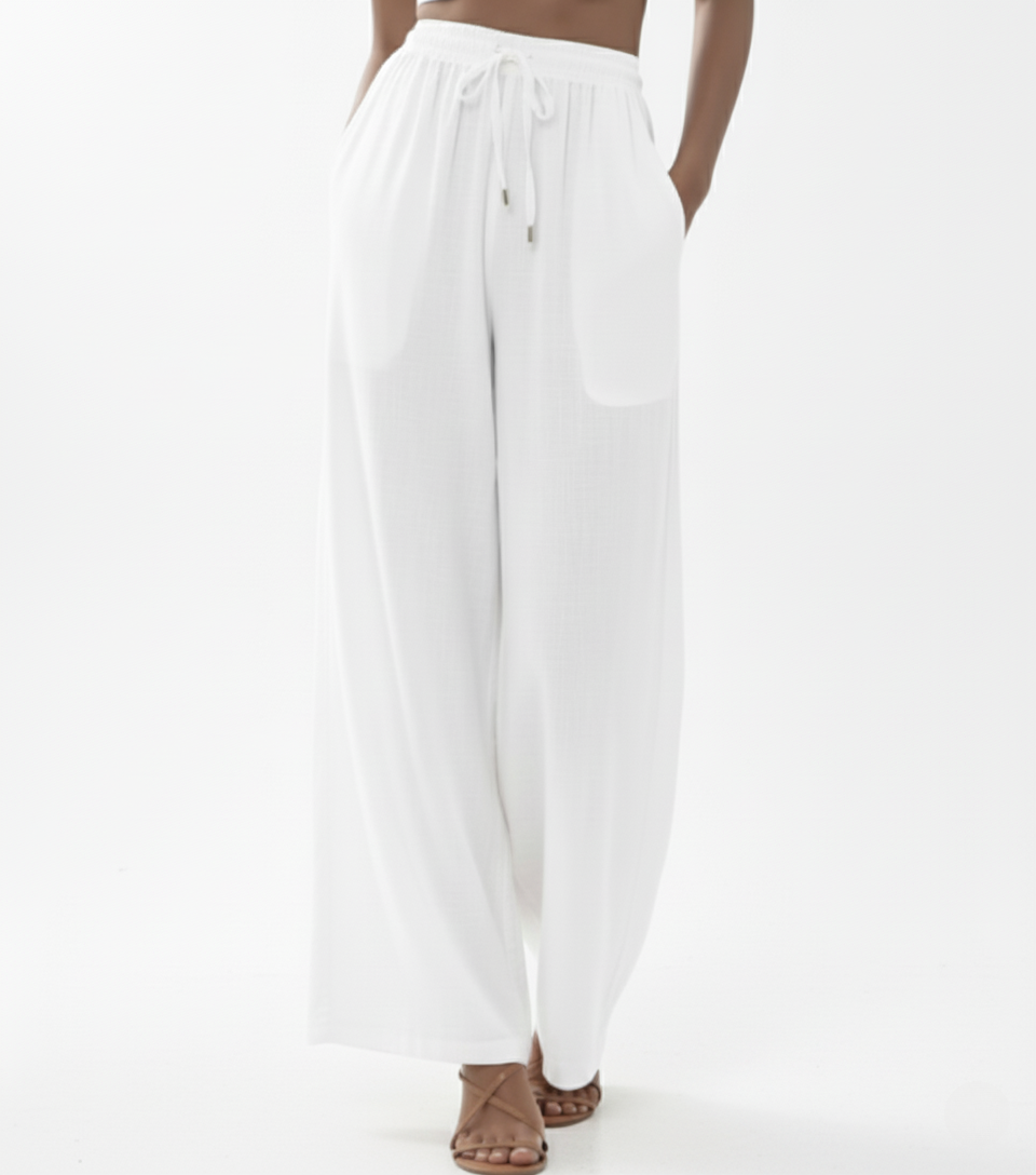 Ocean Flow Pants - Seashell White