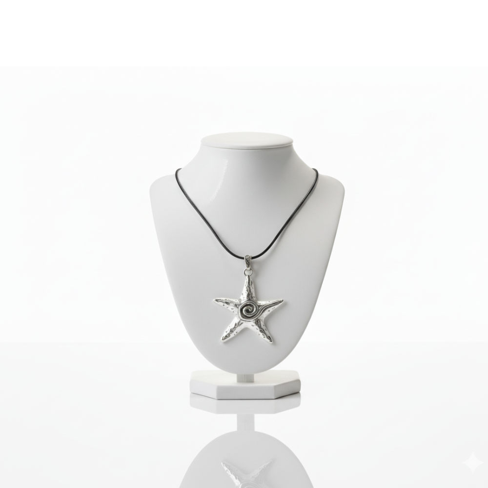 Starfish Necklace - Silver