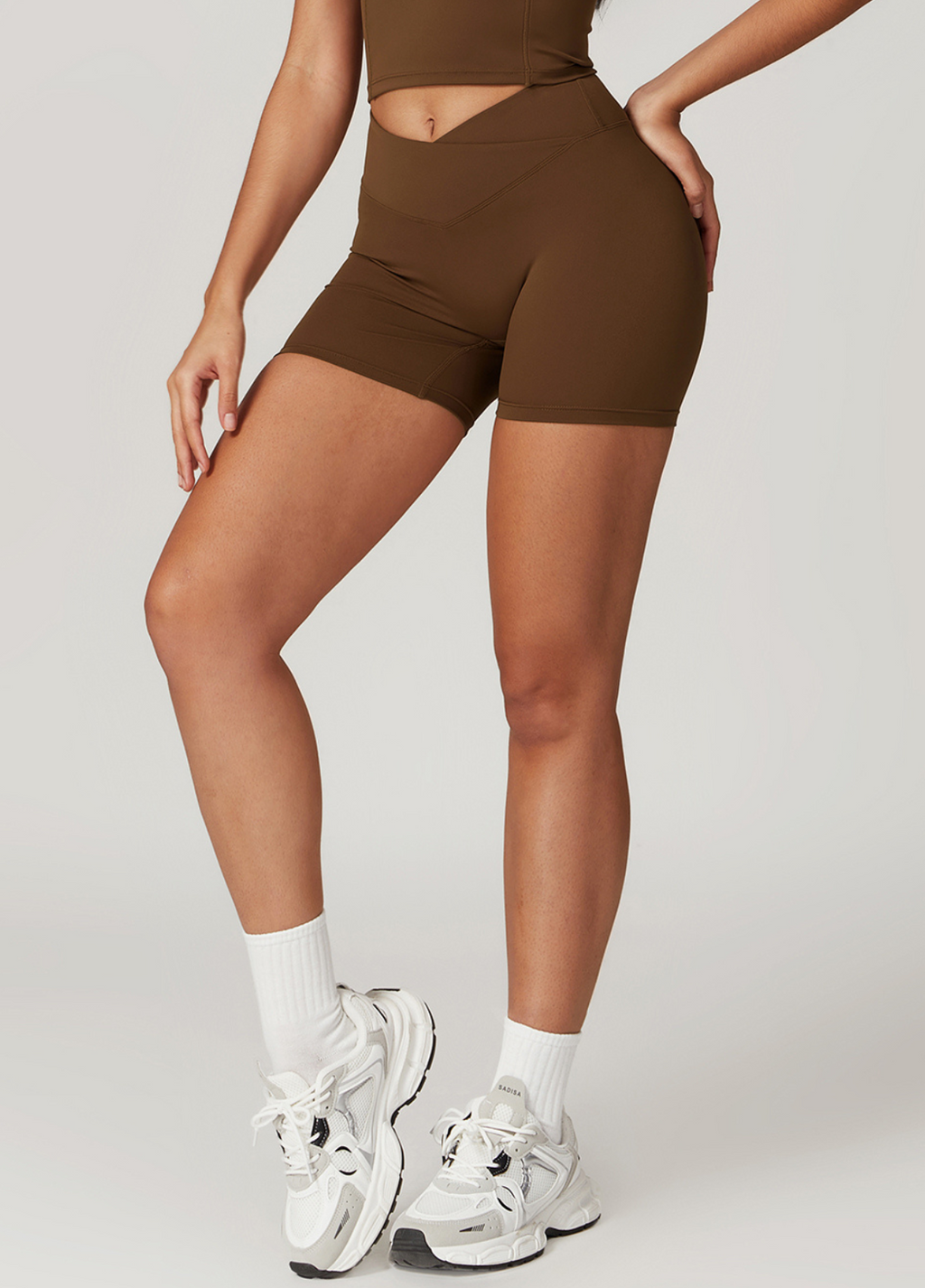 Short Leggings - Eco Friendly - Brown