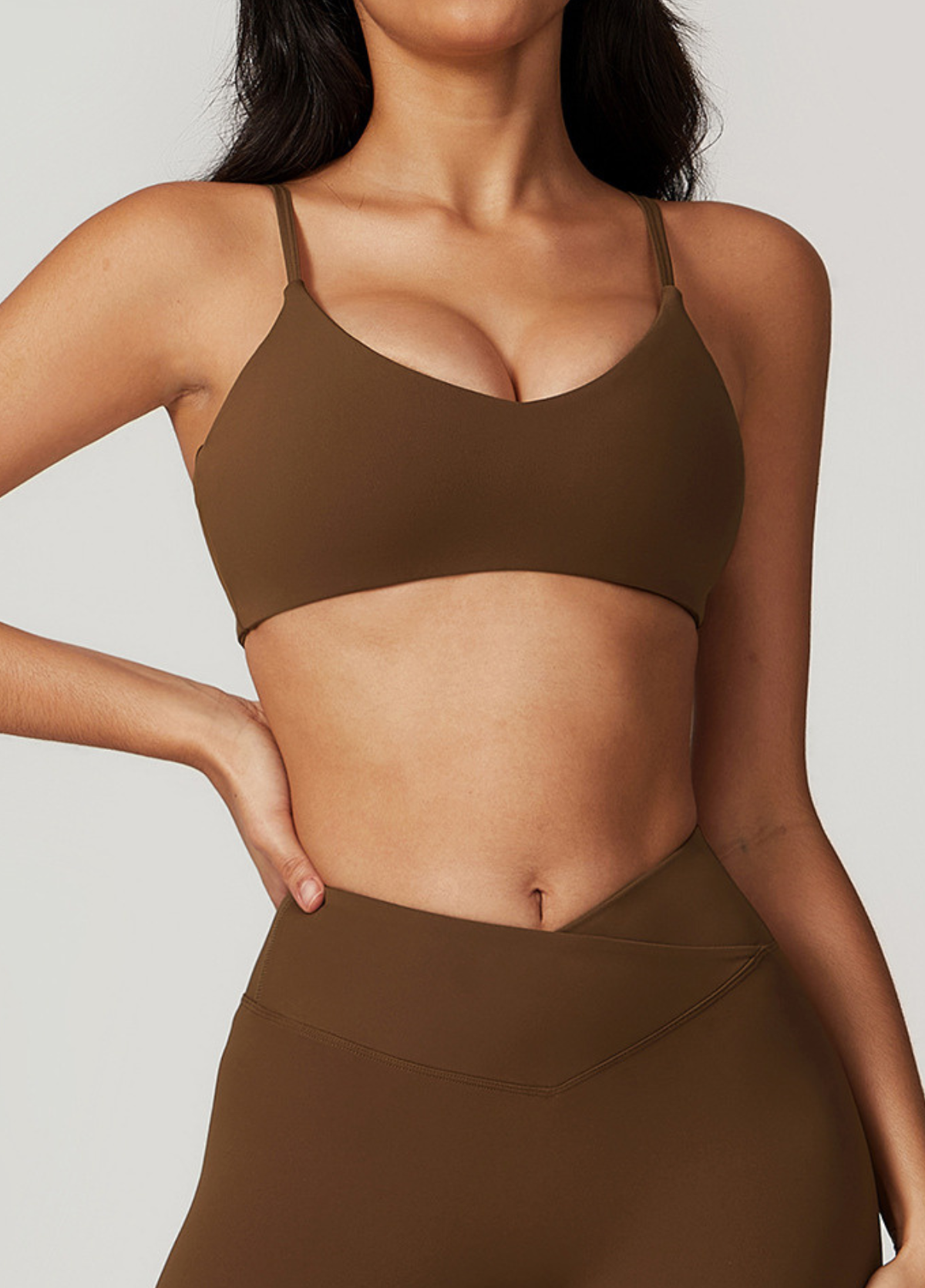 Sports Bra - Eco Friendly - Brown